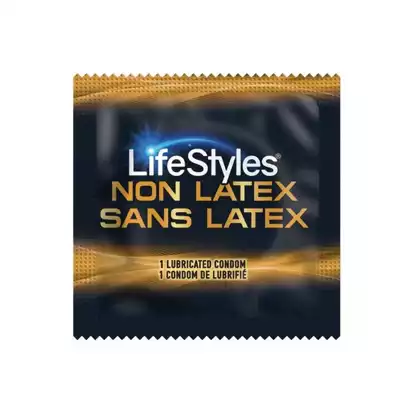 Non-latex condoms